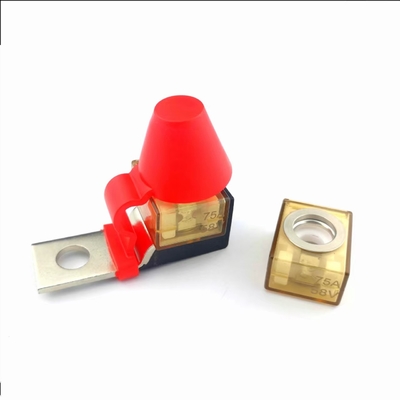 Red Hat-de Flessen Ceramische Automobielzekeringen van de Zekerings Vierkante Distributie voor rv-Jachtkraan 58V 200A