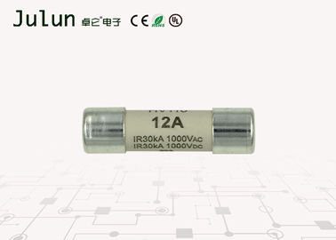 10x38mm 12 Ampèren Zonnepv Zekeringen 1000V AC/gelijkstroom voor HVDC/Digitaal Instrument