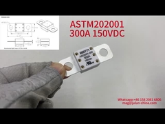 300A 125VDC Kleine grootte Hoogstroom EV Automotive Battery Fuse voor kortsluitbescherming