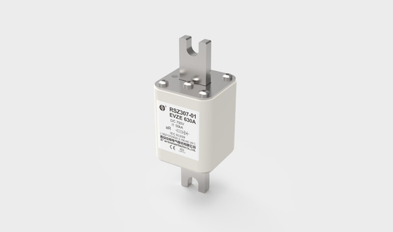 van 630A 750VDC de Ceramische Uitstekende gelijkstroom Prestaties van de het Elektrische voertuig Snelle Zekering rsz307-01-EVZE