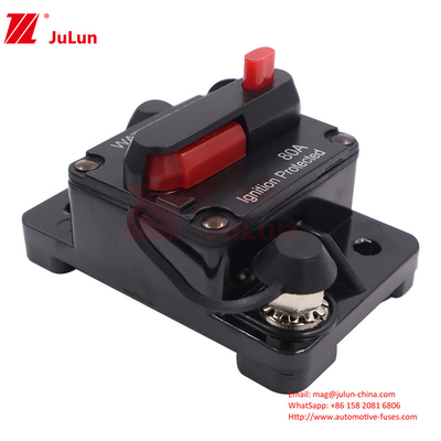 12v24v48vDC Auto RV Yacht Audio Self-Recovery Circuit Breaker High Current Fuse Holder Switch Fuse
