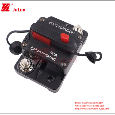 Premium Motorhome Yacht Audio Circuit Breaker Met Handmatige Reset Button Veiligheidsschakelaar Power Protection Ontkoppelingsschakelaar