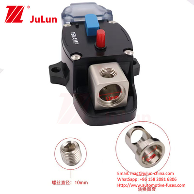 Restorer Trolling Motor Stereo Audio 50A 200A 300A 24V 48V 0-8 Gauge Inline Fuse Block Holders Inverter voor Auto