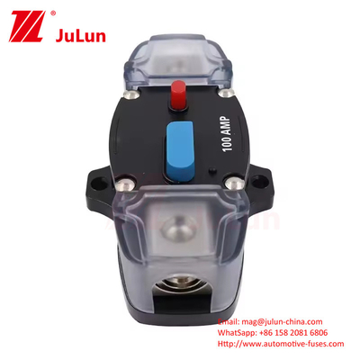 Autoverlastbeschermer voor marineschepen12-48 VDC 30A-300A Autospuithouder Stereo Terminal Inline circuit breaker
