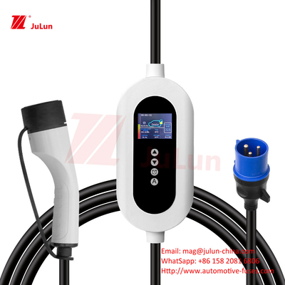 EV-oplader 7Europese standaardoplaadpistool Type 2 Draagbare oplaadstapel Nieuwe energieoplaadpistool