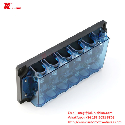 Mega Car Modified Safety Seat Multi-Way Met Cover ANM Plug Type Fuse Seat Auto Multi-Way Safety Box