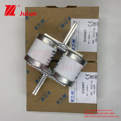 BUSSMAA 690V Nominale Spanning Keramisch Koper 630MMT Automotive Fuses 630A M6/M8 Installatie