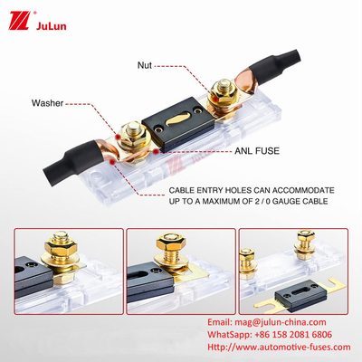 Auto 30-500AMP Nominale spanning 32V Auto handmatige reset circuit breaker BX2141A-1 Auto Safety Box Assembly