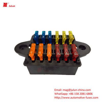 Auto Multi-way Fuse Box Auto Fuse Seat Electric Car Fuse Safety Piece High Power Safety Seat 30A-500A Nylon Plastic One/bi