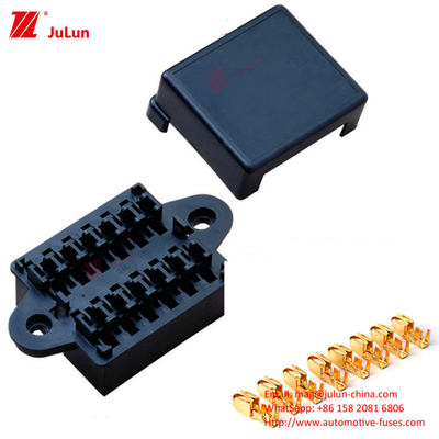 Auto Multi-way Fuse Box Auto Fuse Seat Electric Car Fuse Safety Piece High Power Safety Seat 30A-500A Nylon Plastic One/bi