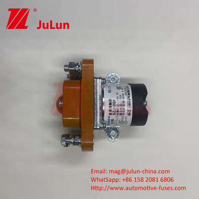 Elektrische veegmachine DC-contactor SZJ100A Elektrische vierwielige batterij Hoogtemperatuurweerstand