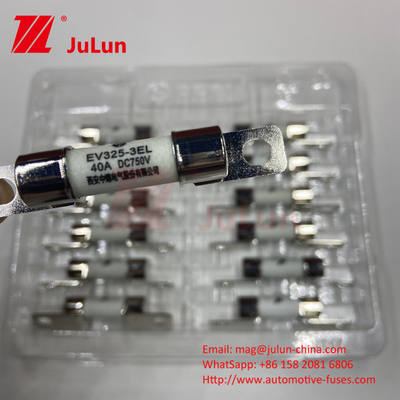 Quartz Sand Out Pipe 10A - 100A Bolted Electric Fuse voor Charger 30A 50A 750VDC EV Fuse Hey zijn geschikt F