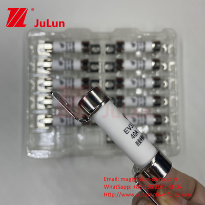 Fuse Mechanische schok 25A 30A 40A 750V Temperatuurgestuurd fusible voor EV-toepassingen met -45~125.C werkbereik