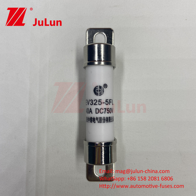 Automobiele ceramische bouten gemonteerde zekeringenEv325 zekeringen Bolt montage 10A 15A 40A 50A 750VDC
