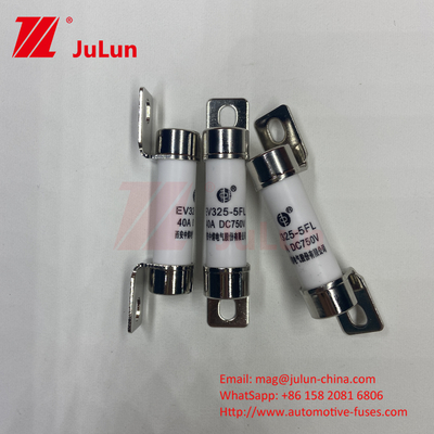 Keramische buizen 14x51 15A 40A 50A EV325 FUSE 750VDC EV32520KA Keramische autoboutenbeschermers 10A-50A ISO8820/JASO D622