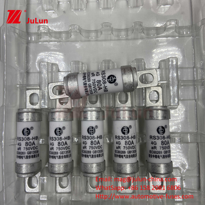 M6 EV-sluiting met gespannen keramische EV-oplader 750VDC-sluiting chemische belasting en hoge temperatuur 40A 50A RS308