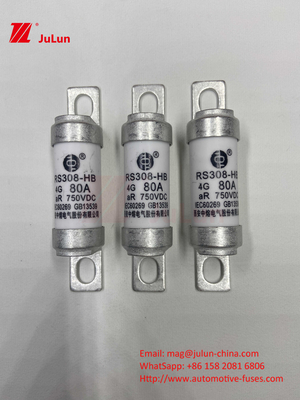 100A80A 750VDC Energieopslag 10A 25A 30A 50AEV Spanningsmicrofuse met slimme bescherming voor elektrisch tractiesysteem