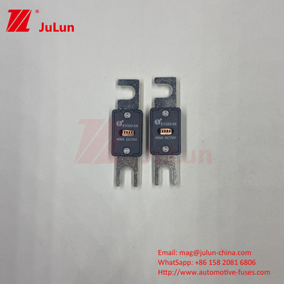 EV320-5X Quartz Sand Outer Pipe 6kA DC EV Electric Vehicle Fuse 125A 70VDC Bolt