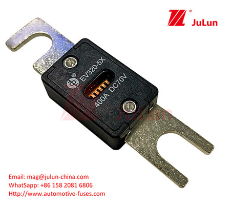 EV320-5C-225A-N 70VDC Custom Logo Automotive Blade Fuses Screw Plug In M6 M8 Koper 80A-500A