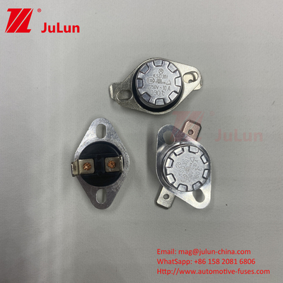 Hermal Switch Contact AC250VM Manual Reset Thermal Protector Mikrogolfovens Gebruik over Heat KSD Bimetalen Thermostaat