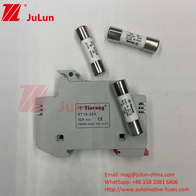 1000VDC Zonnebrandstof Keramisch 30kA 10x38mm Lage prijs 10x85mm PV Zonnebrandstof Keramisch DC-sluiting 1500vdc PV-sluiting Fa