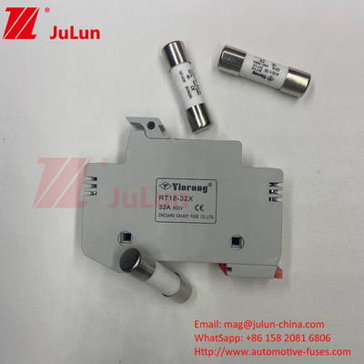 1000VDC Zonne-PV-spuithouder met 30kA 32A 63A 125A Din Rail Montage Spuithouders Spuithouder B