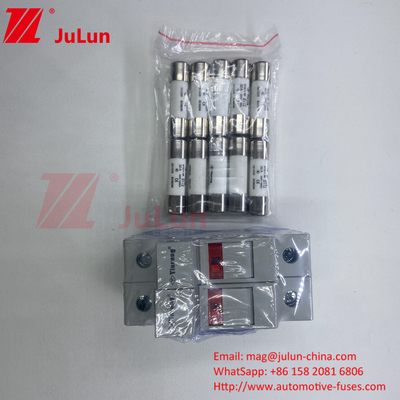 TUV CE 10*38mm DC 1000V zonne-PV-sluiting fusibel 20A met LED-sluitingshouderbescherming voor zonne-omvormer