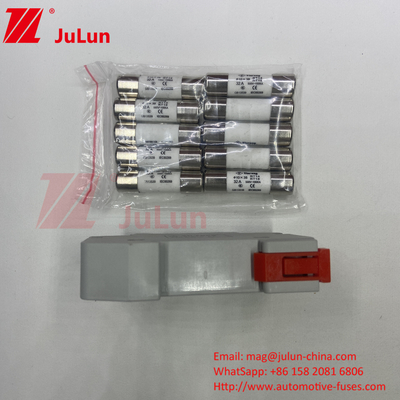 1000VDC-1500VDC Solar PV Fuse Holder Met Fuse 2 Amp Fuse Solar Dc Cylindrische Fuse Links