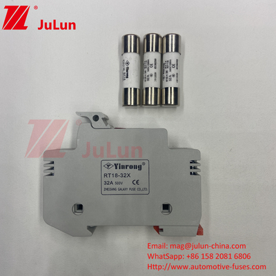 Zonne-Pv-sluiting / Din Rail zonne-sluitingshouder voor inverter 1500VDC 1000VDC 500VDC 10A-63A 30kA
