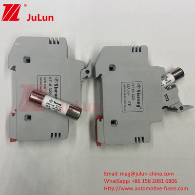 1000VDC 32A zonnebrandstofhouder met veiligheden voor PV-omvormers RT18-32 15A 20A 32A veiligheidshouder met LED-indicator voor zonne-energie P