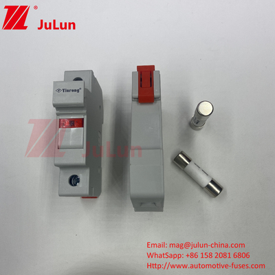 10A-63A Cylindrische zekering voor bescherming van zonne-energiesystemen Zonne-DC 1000V PV-sekuratoren 6A 10A 15A 20A 25A 30A Hoogspanning