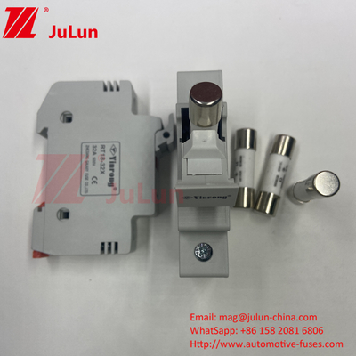 30kA breekcapaciteit Zonne-Pv-sluiting / Din Rail zonne-sluitinghouder voor modulebescherming
