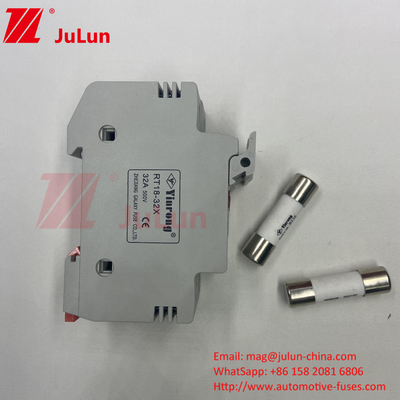 30kA breekcapaciteit Zonne-Pv-sluiting / Din Rail zonne-sluitinghouder voor modulebescherming