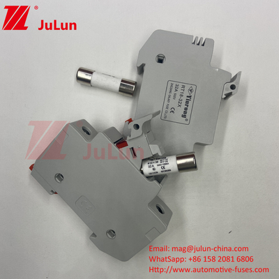 Zilver Zonne-Pv-sluiting / Din Rail Zonne-sluitinghouder voor fotovoltaïsche busbussen