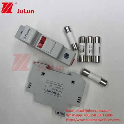 Solar Photovoltaic 1A/2A/3A/4A/5A/6A/8A/10A/12A/15A/16A/20A/25A/30A Cylindrische keramische 10X38 GPV 1000V DC PV Fu