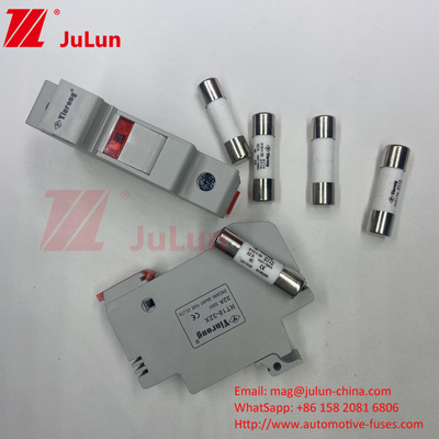1000VDC 30kA Keramische zonne-energie PV-sluiting 10*38 DC Zonne-energie PV-zonne-sluitingsbasis en 1000V-sluiting 15A 20A 25A 30A 32A