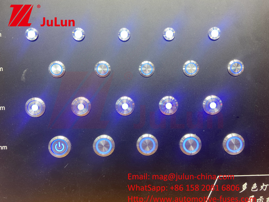 16mm Ring verlicht Momentary Led IP67 12mm/16mm/19mm/22mm/LA38/XB2 Metalen schakelaar knop drukknop metalen duwen kont