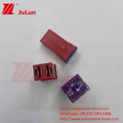 Kleine brandstof vrachtwagen gevarieerde Maxi Fuse Automotive Blade Fuse 20A30A40A50A60A 58V