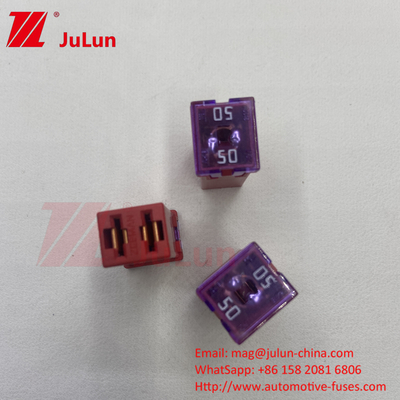 Kleine brandstof vrachtwagen gevarieerde Maxi Fuse Automotive Blade Fuse 20A30A40A50A60A 58V