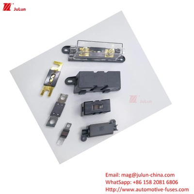Plastic / Nylon Housing Automotive Fuse Holder Voldoet aan EU UL Standard Met 30A-500A Holding Current