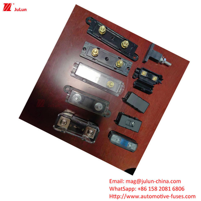 Plastic / Nylon Housing Automotive Fuse Holder Voldoet aan EU UL Standard Met 30A-500A Holding Current