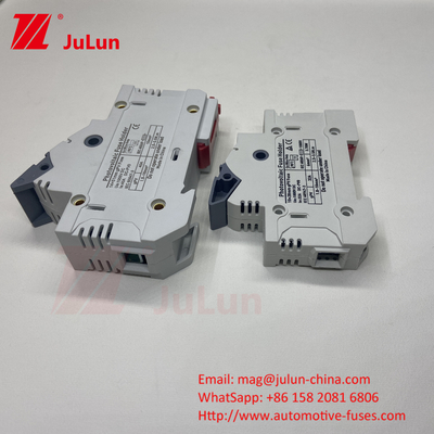 TUV DC Solar Fuse Fusible Holder Box Base DNPVF1-32 Solar System Protection 10x38MM 1000V GPV Fast Blow Keramische DIN Rail