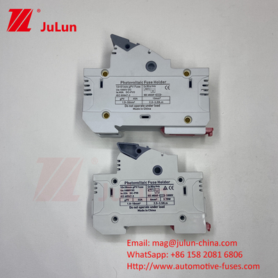 Solar PV Mersen Zekering 10a 1000 v Snelle Blow 32a 1000vdc 22*58mm DC1000V Zekering Din Rail zekering Carrier Houder