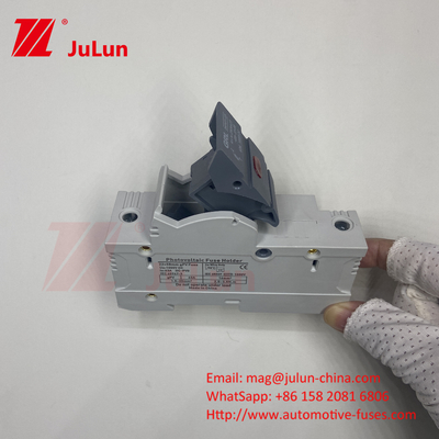 Protective Certified DIN Rail Solar Fuse Holder voor zonnepanelen RT18 AC Fuses Fast Blow Ceramic 22x58