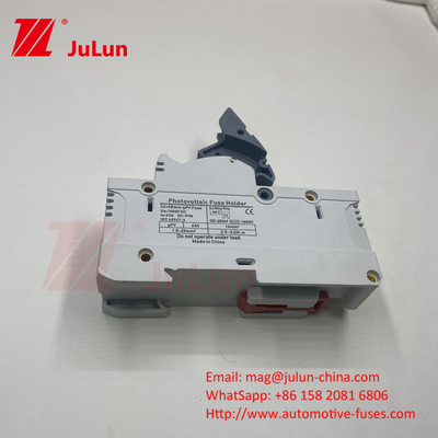 AC RT18-32X Fusehouder Fusibles Base Box 10x38MM 500V Fast Blow Ceramic RO15 RT18 DIN Rail Moun Single Fuse Holder