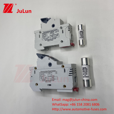 AC RT18-32X Fusehouder Fusibles Base Box 10x38MM 500V Fast Blow Ceramic RO15 RT18 DIN Rail Moun Single Fuse Holder