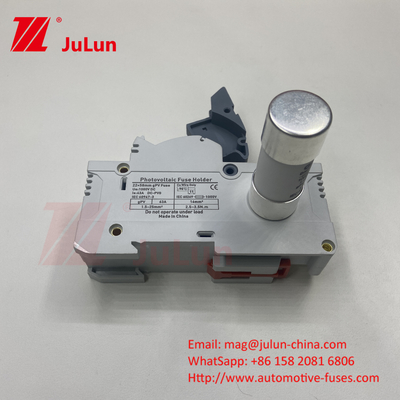Solar PV Fuse voor fotovoltaïsche DC1000V 10X38 Keramische veiligheidsbevestiger met isolatie schakelaar 10X