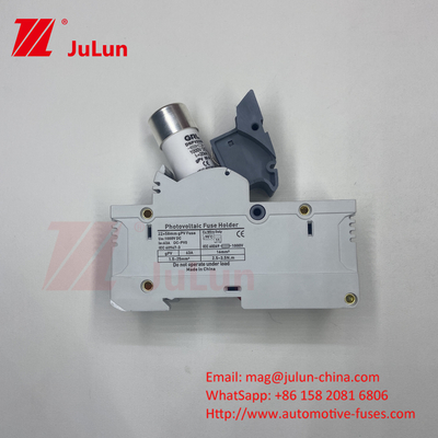 Solar PV Fuse voor fotovoltaïsche fusiefusehouder 30 Amp Rt18-32 10x38 Fuse Base Thermal Fuse 16a 220v 10*85mm
