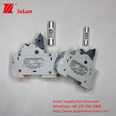Solar PV Fuse voor fotovoltaïsche fusiefusehouder 30 Amp Rt18-32 10x38 Fuse Base Thermal Fuse 16a 220v 10*85mm
