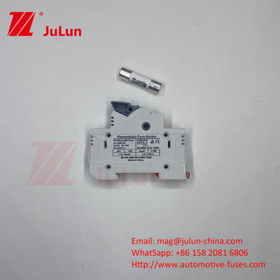 Solar Photovoltaic Inverter met 14x51mm Din Rail Solar Fuse Holder / Solar Pv Fuse Holder